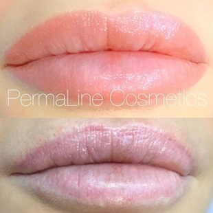 Lip Blushing Before & After