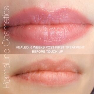 Lip Blushing Before & After