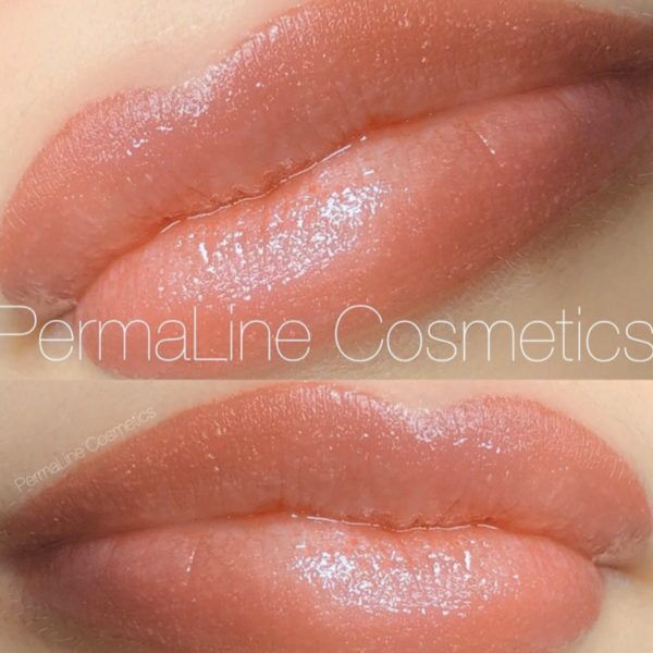 Lip Blushing Before & After