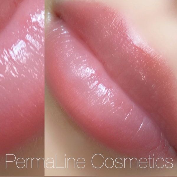 Lip Blushing Before & After