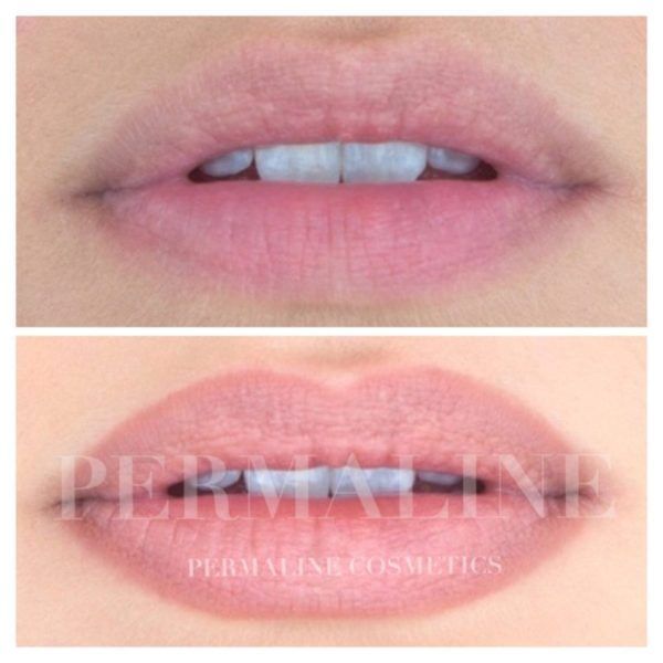 Lip Blushing Before & After