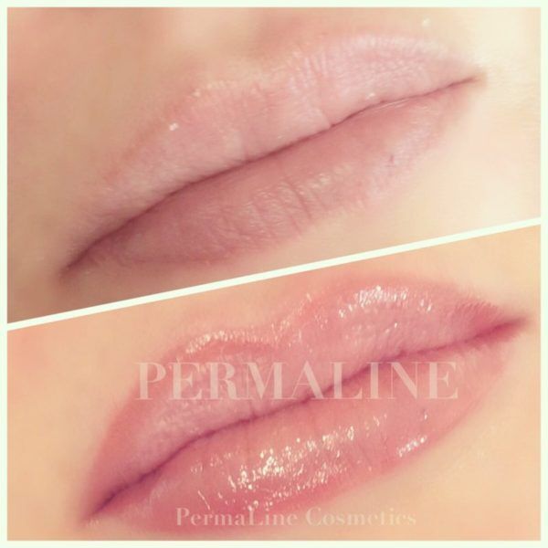 Lip Blushing Before & After