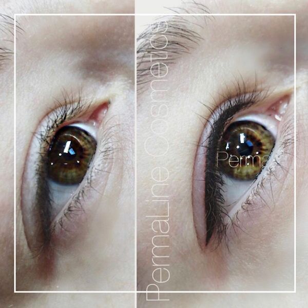 Lashline Enhancement Before & After